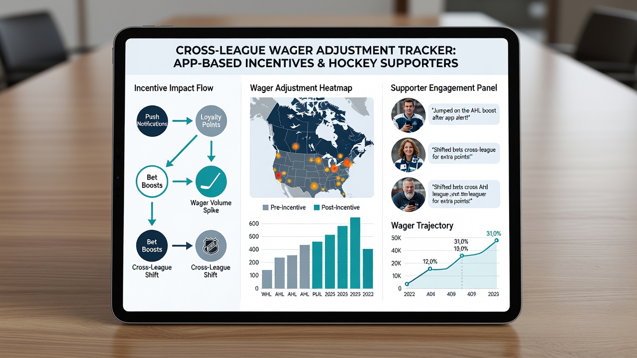 Dashboard view of self-regulation settings on a sports betting app with league filters for hockey basketball and football